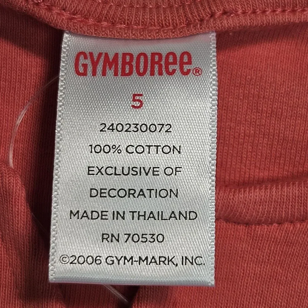Vintage Gymboree Top Girls Size 5 Coral Reef Seahorse Shirt Cap Sleeve NWT